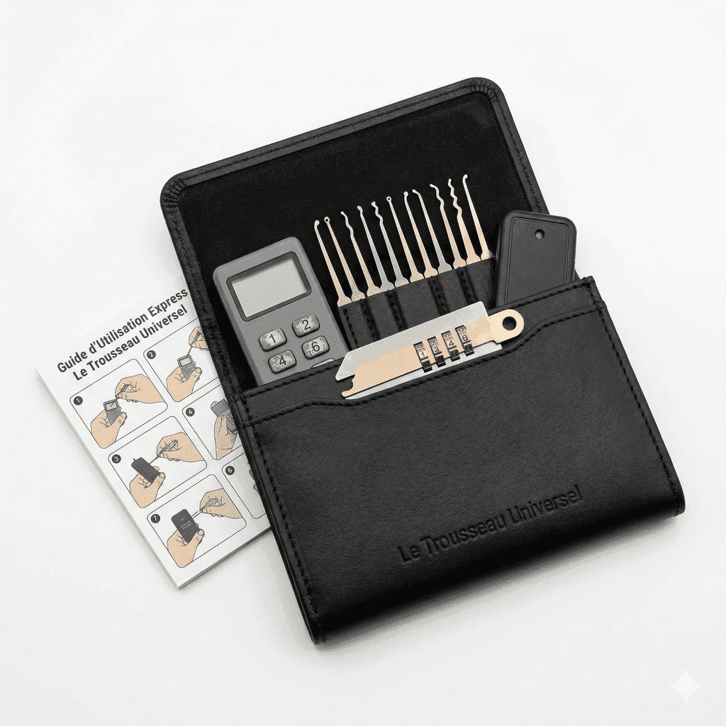 Le Trousseau Universel - étui en cuir avec kit complet